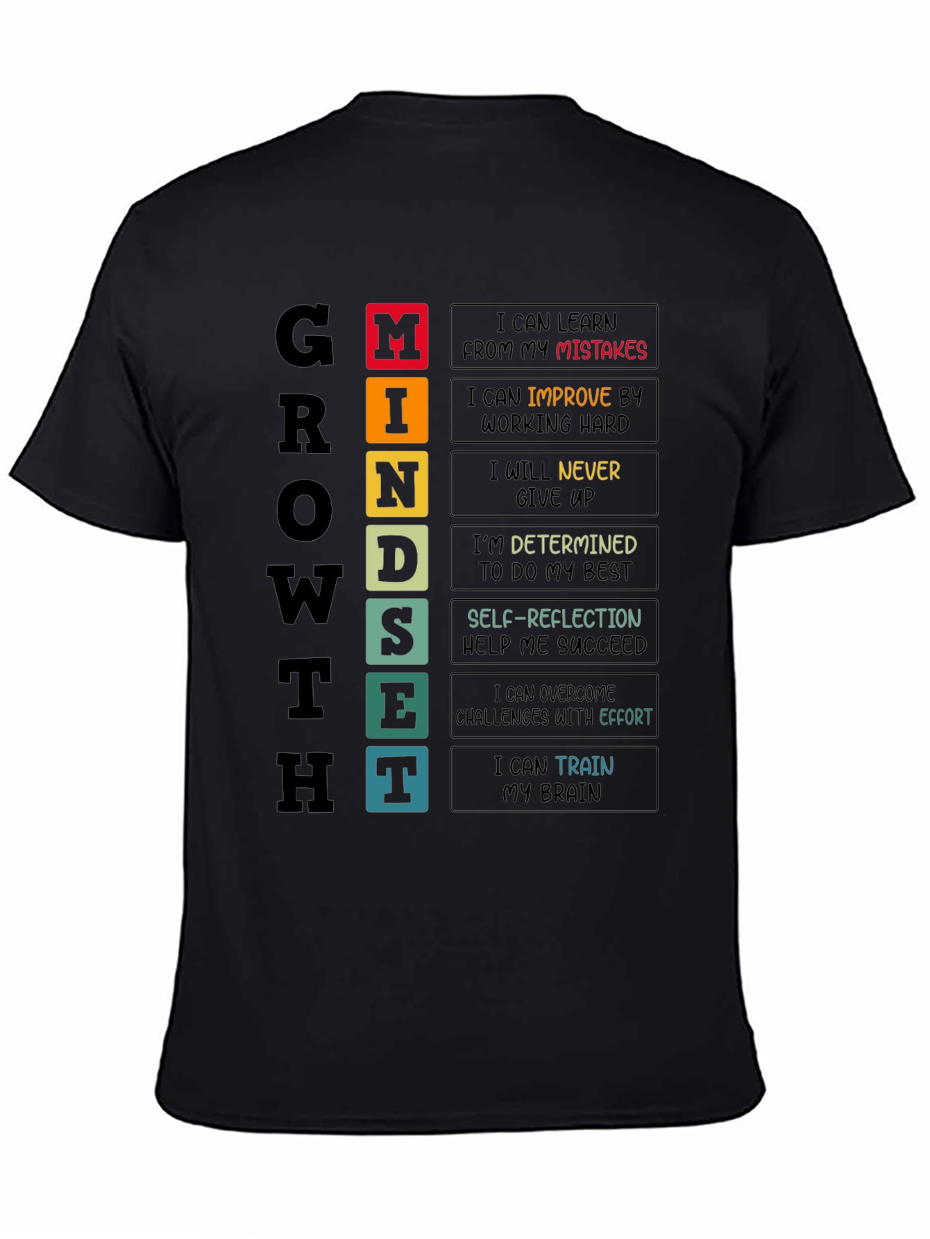 Growth Mindset T-Shirt - Motivational Tee