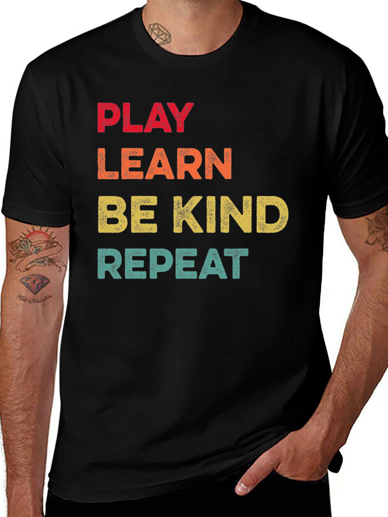 Play Learn Be Kind Repeat T-Shirt