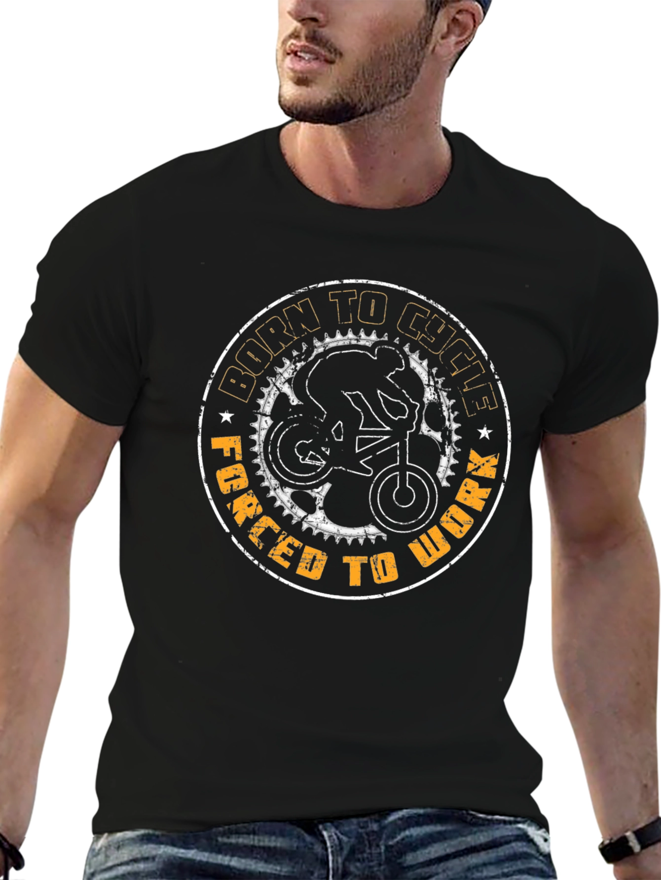 Born to Cycle T-Shirt - Cyclist Graphic Tee