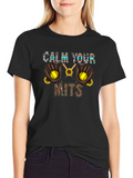 Calm Your Mits Softball Graphic Tee