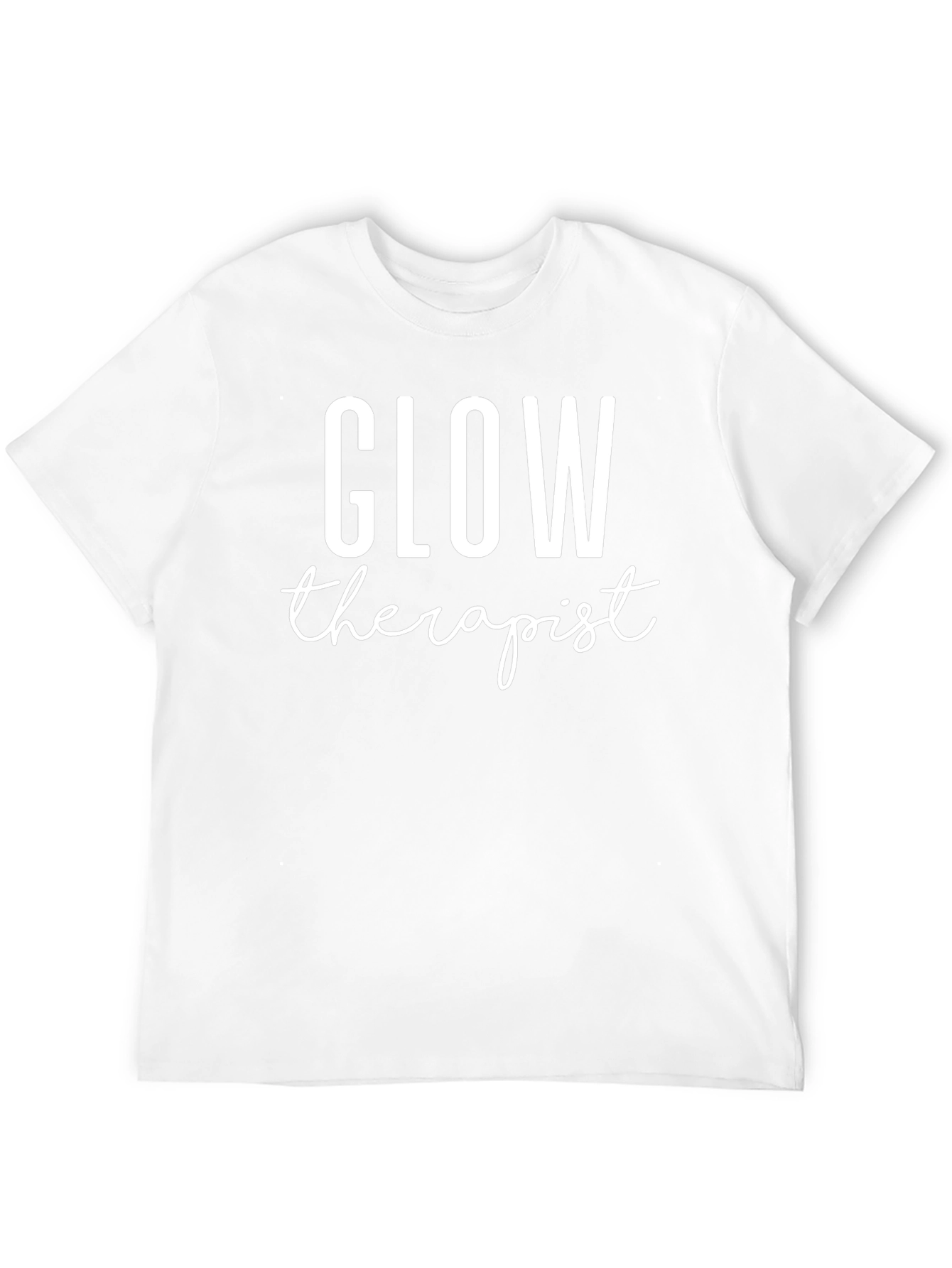 Glow Therapist Graphic T-Shirt - Unisex Black Tee