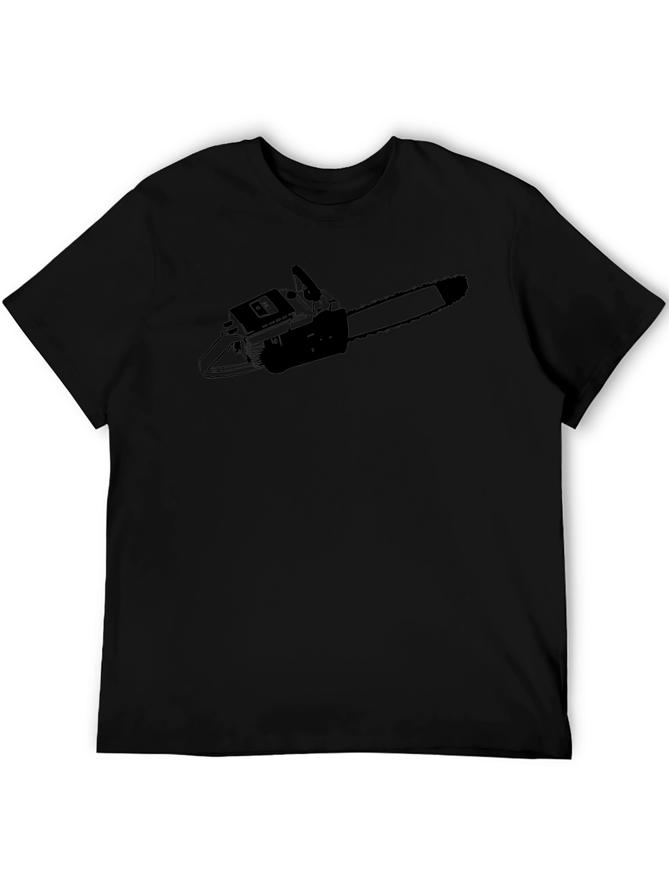 Chainsaw Graphic Tee - Edgy Style
