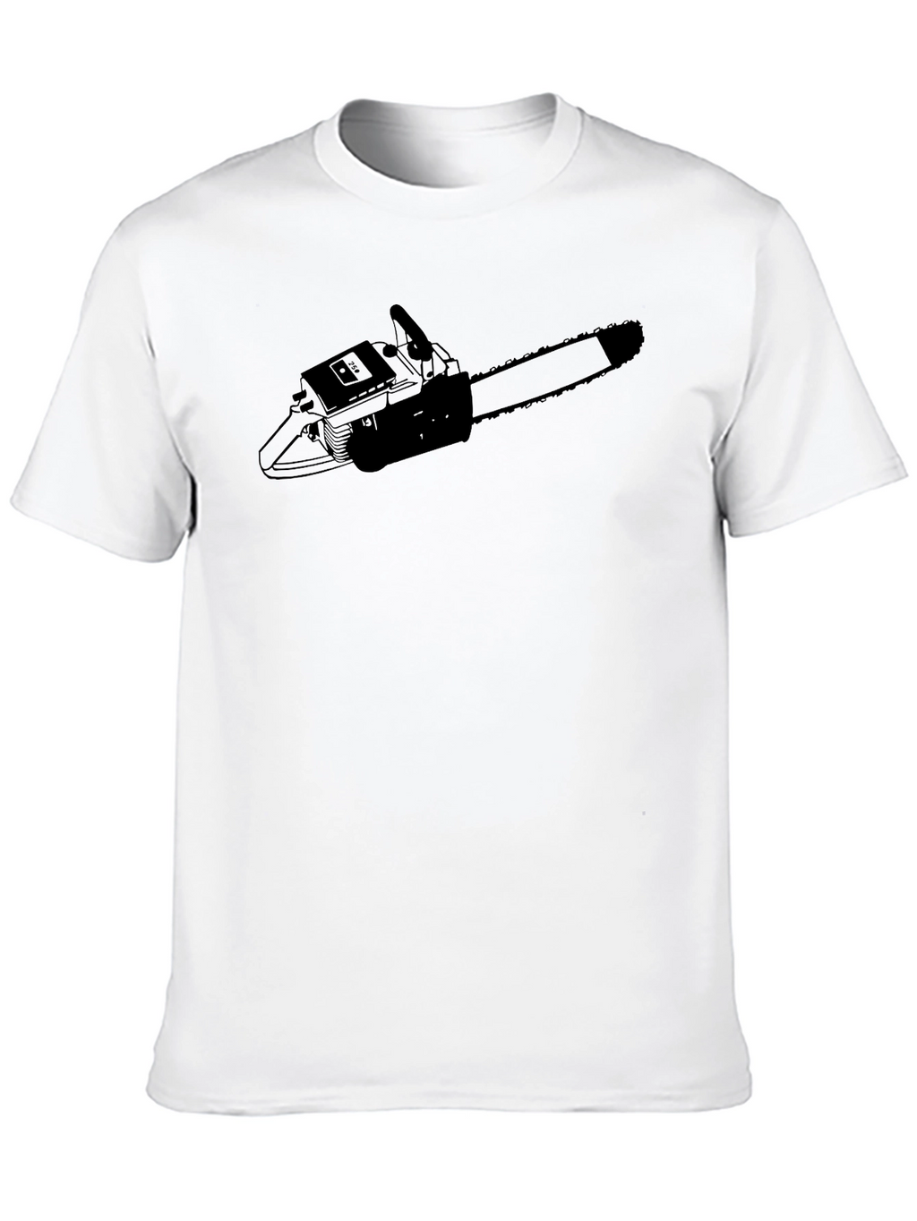 Chainsaw Graphic Tee - Edgy Style