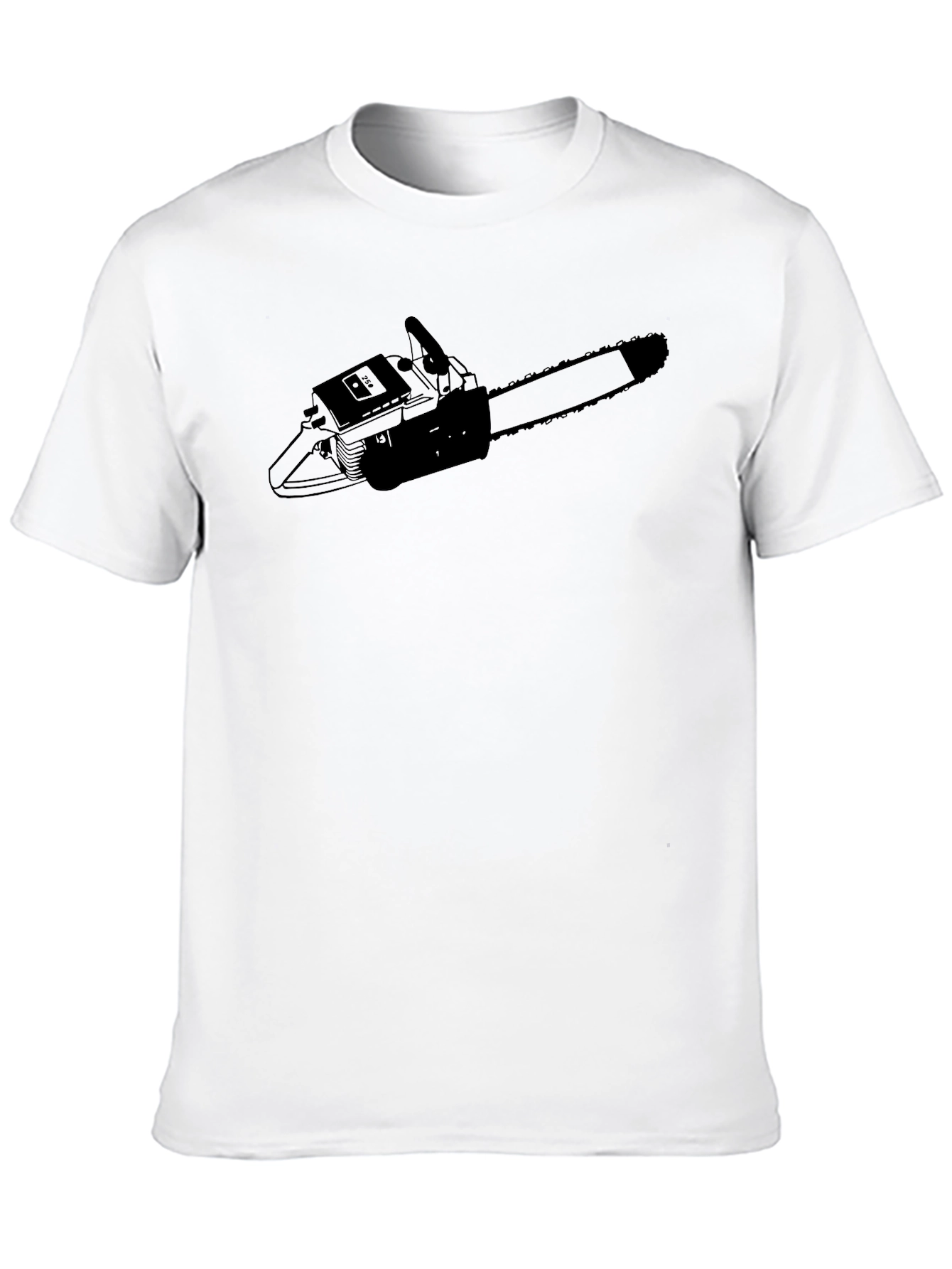 Chainsaw Graphic Tee - Edgy Style