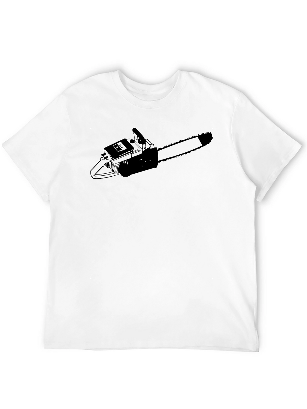 Chainsaw Graphic Tee - Edgy Style