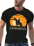 Cowboys Sunset Graphic Tee