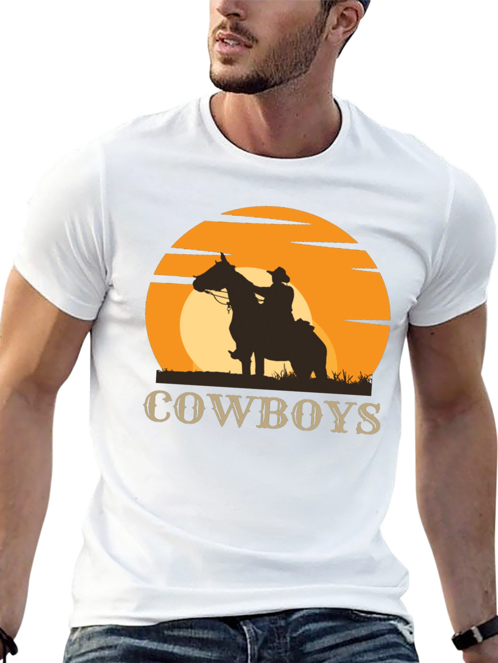 Cowboys Sunset Graphic Tee