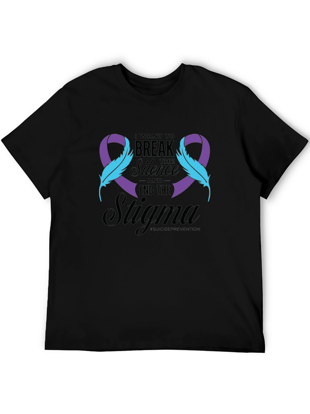 Break the Silence Suicide Awareness Ribbon Tee