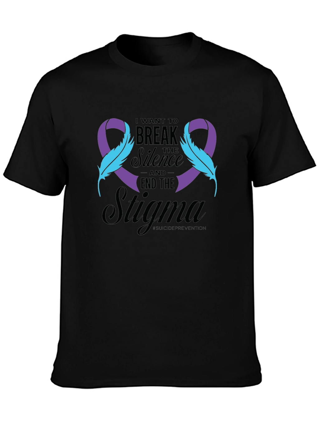 Break the Silence Suicide Awareness Ribbon Tee