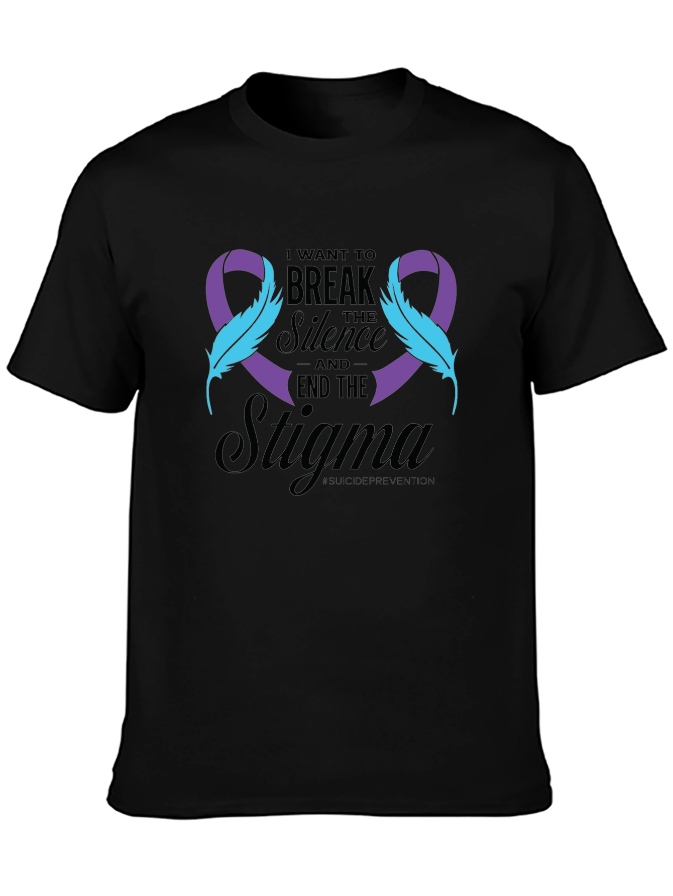 Break the Silence Suicide Awareness Ribbon Tee