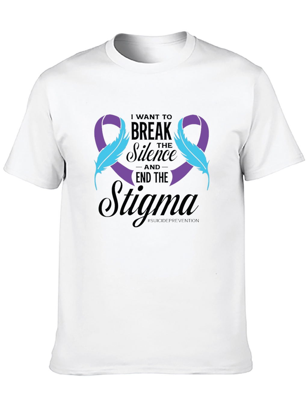 Break the Silence Suicide Awareness Ribbon Tee
