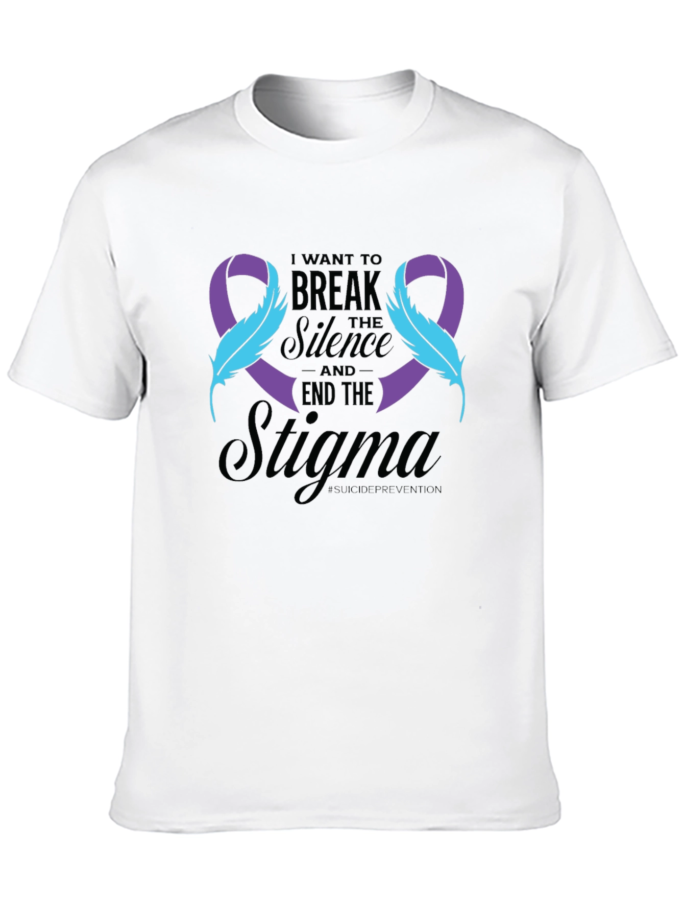 Break the Silence Suicide Awareness Ribbon Tee