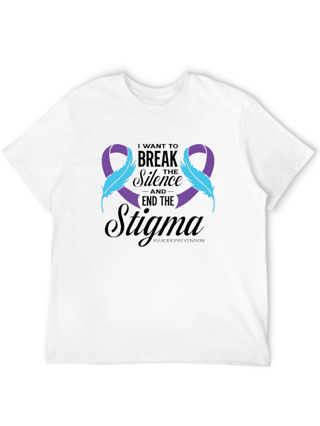 Break the Silence Suicide Awareness Ribbon Tee