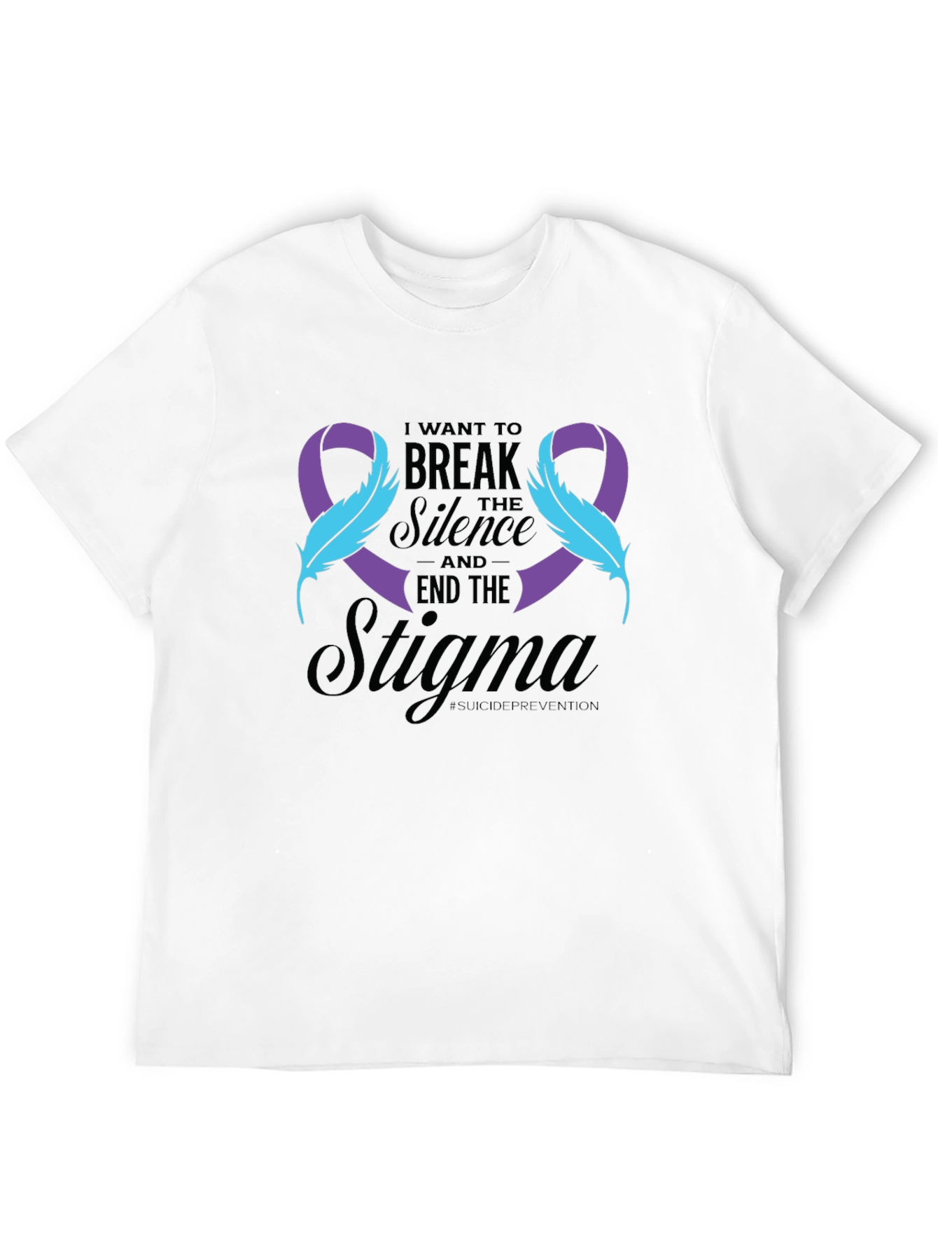 Break the Silence Suicide Awareness Ribbon Tee