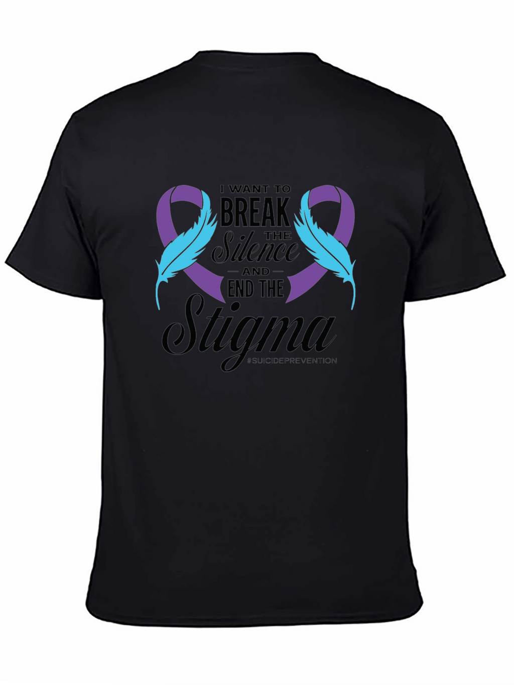 Break the Silence Suicide Awareness Ribbon Tee