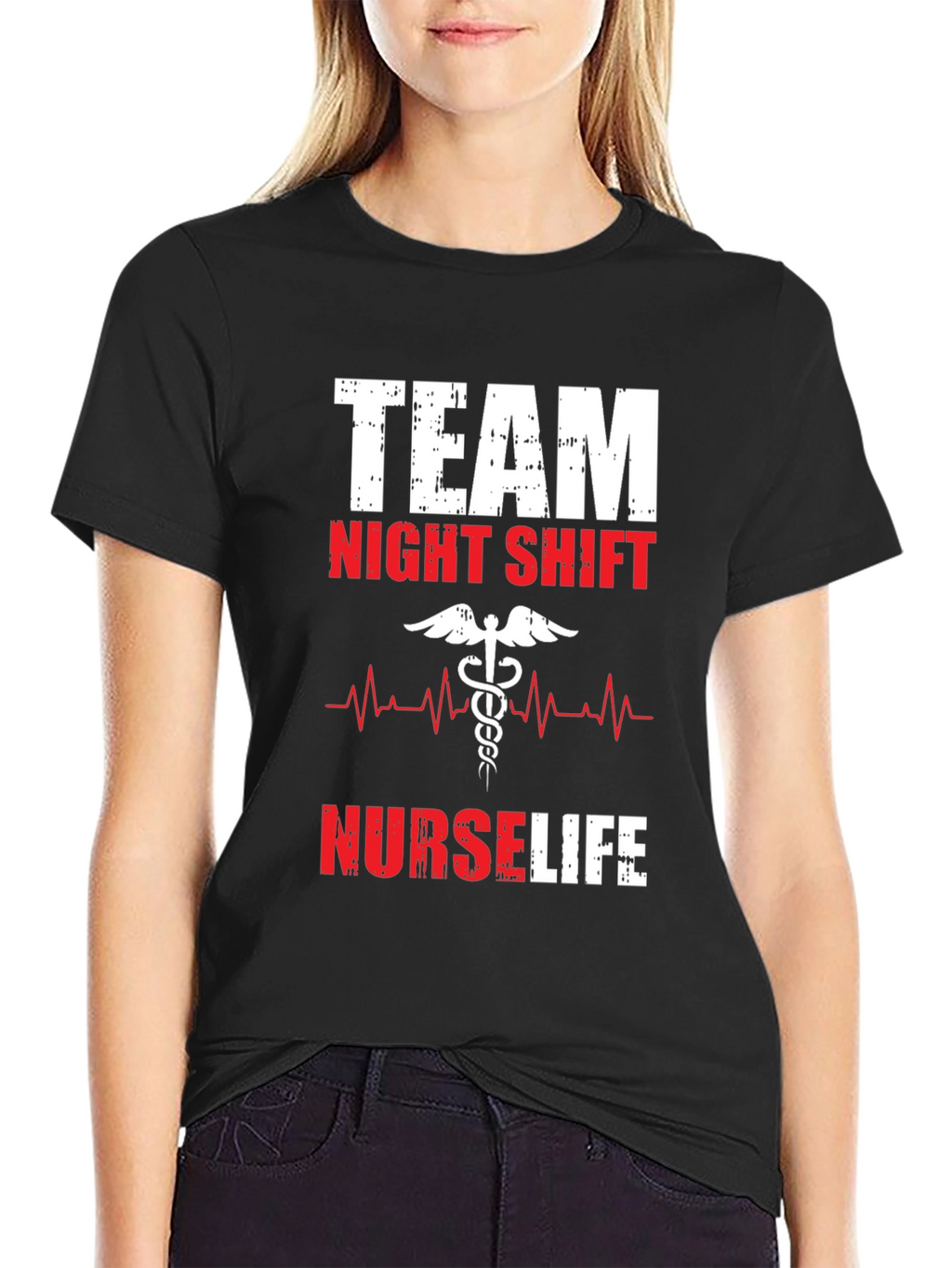 Team Night Shift Nurse Life T-Shirt