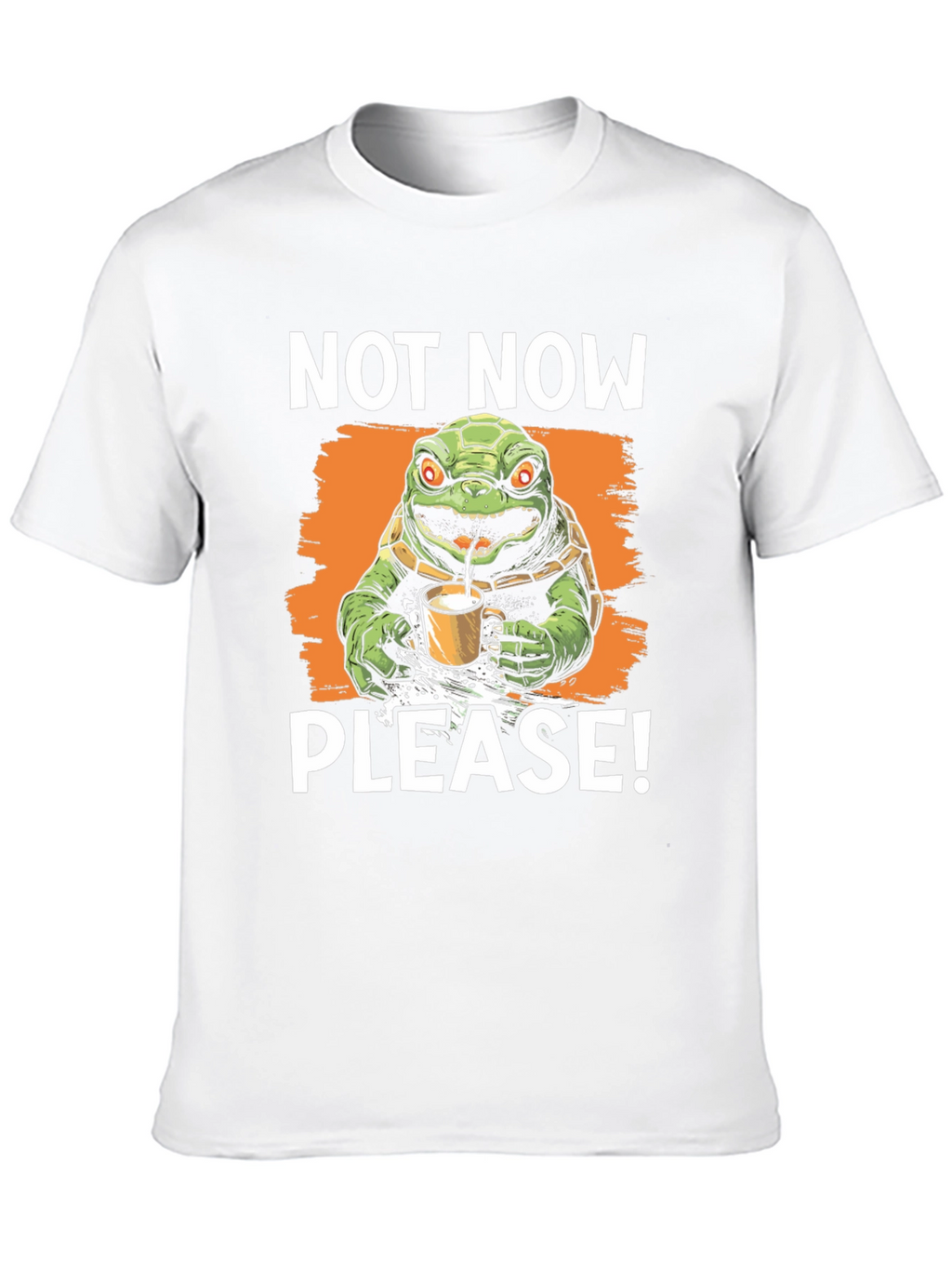 Not Now Please! Turtle T-Shirt