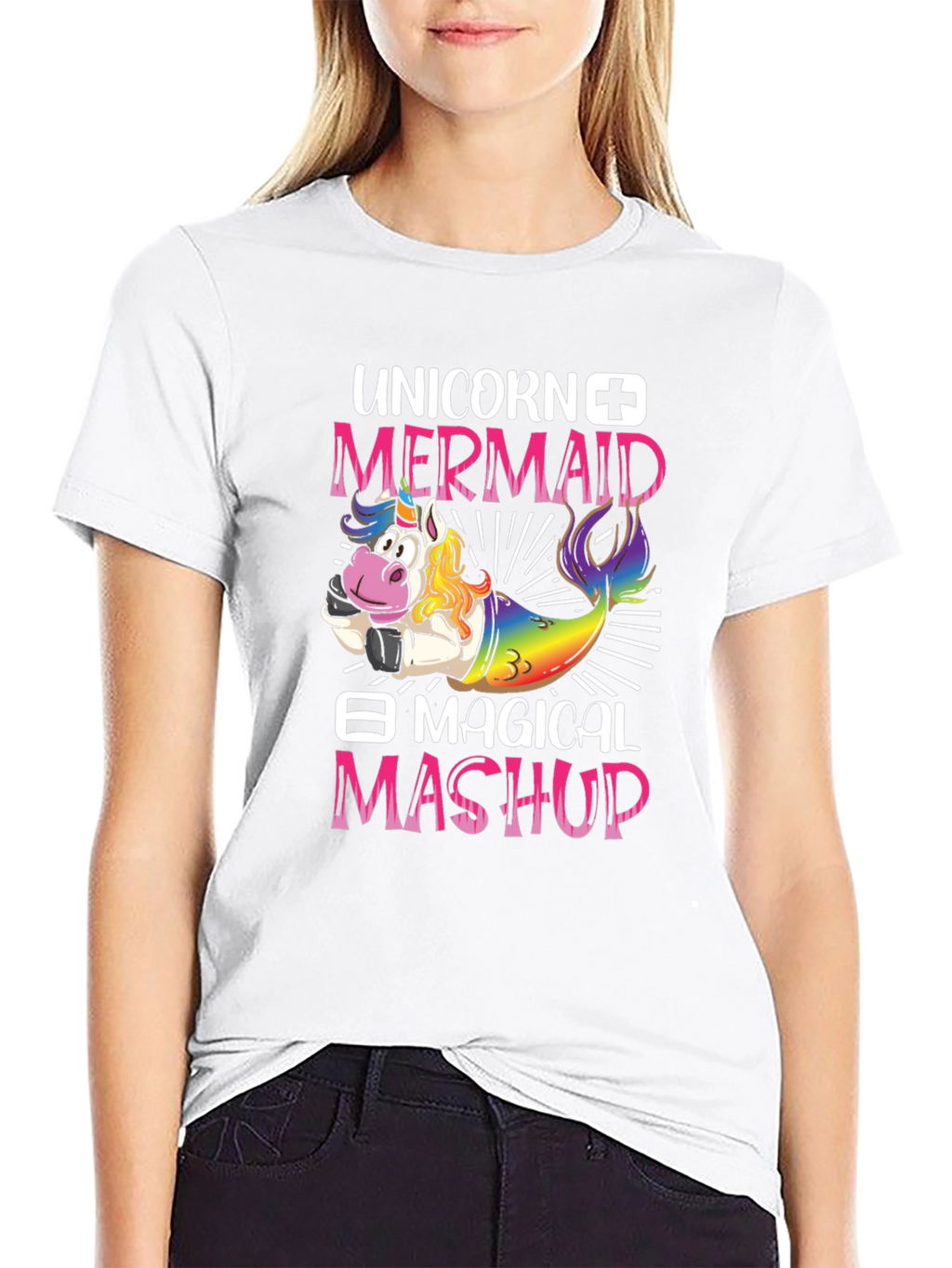 Unicorn Mermaid Mashup Graphic Tee
