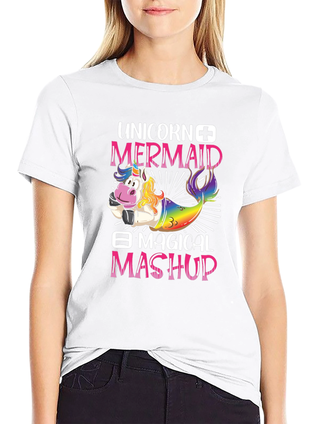 Unicorn Mermaid Mashup Graphic Tee