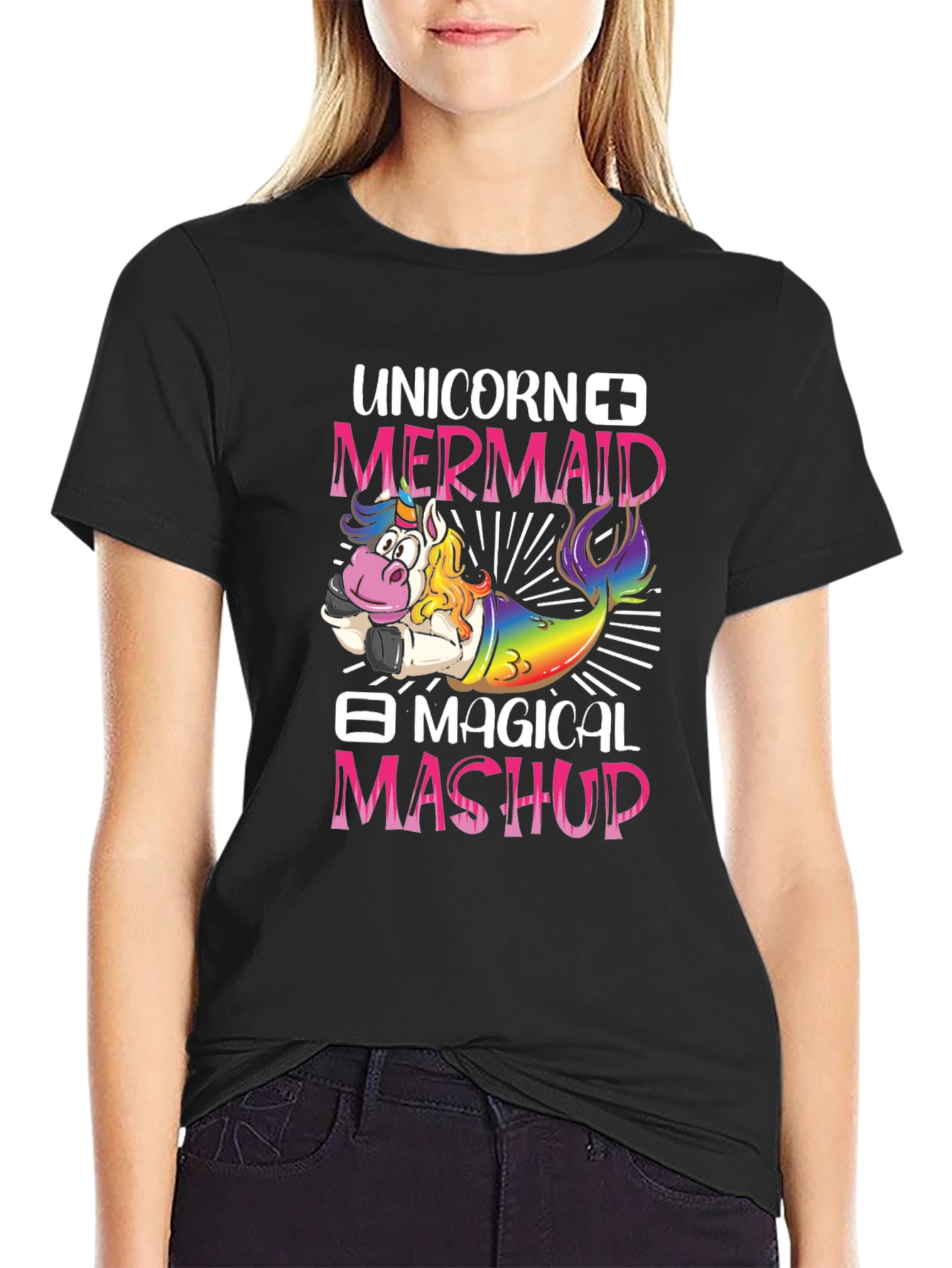 Unicorn Mermaid Mashup Graphic Tee