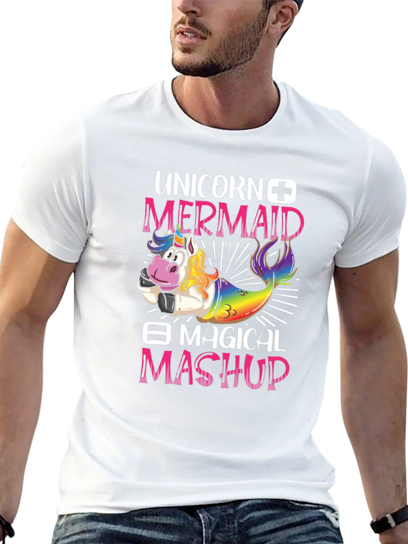 Unicorn Mermaid Mashup Graphic Tee