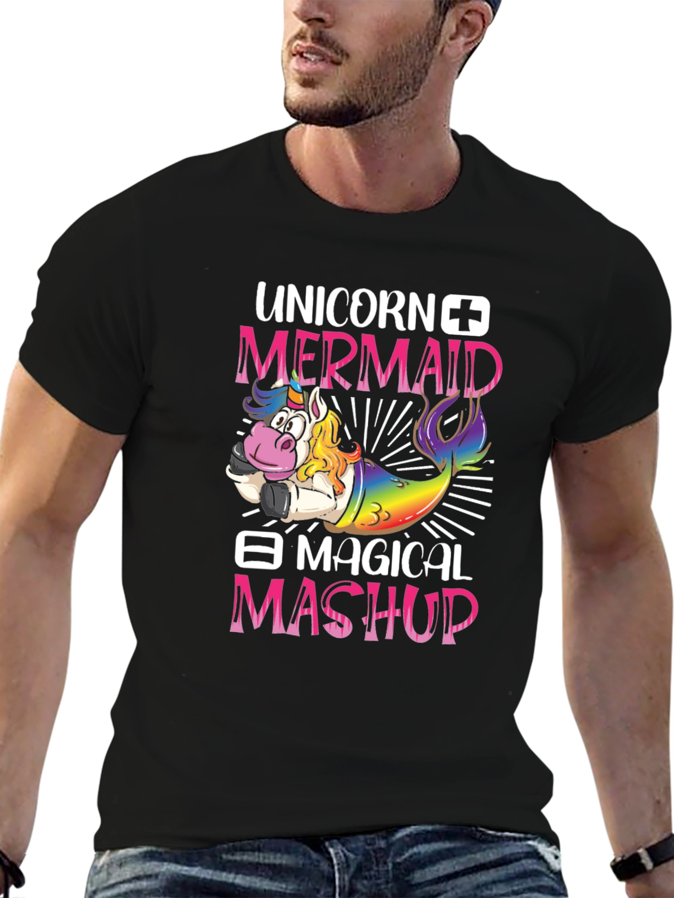 Unicorn Mermaid Mashup Graphic Tee