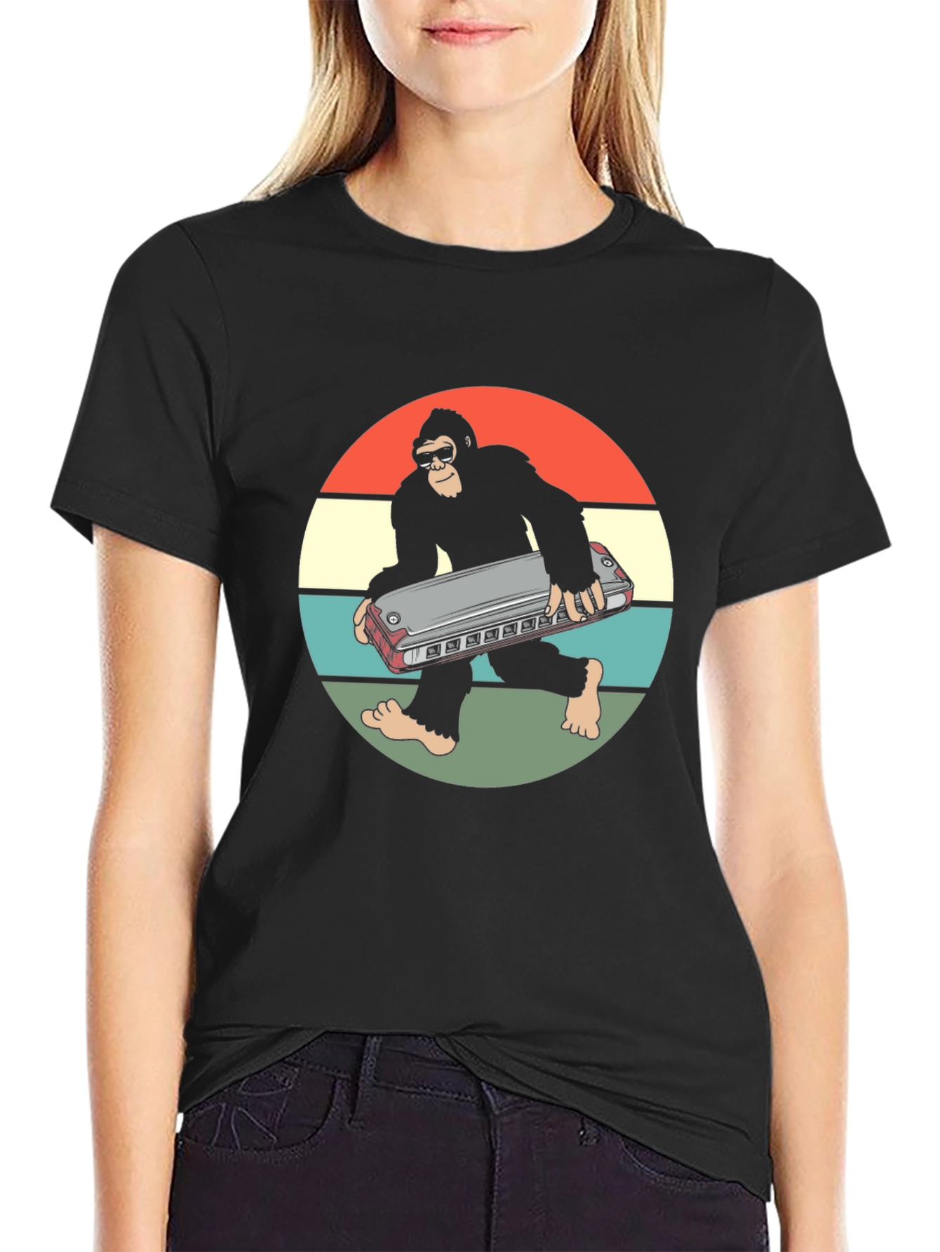 Sasquatch Harmonica T-Shirt