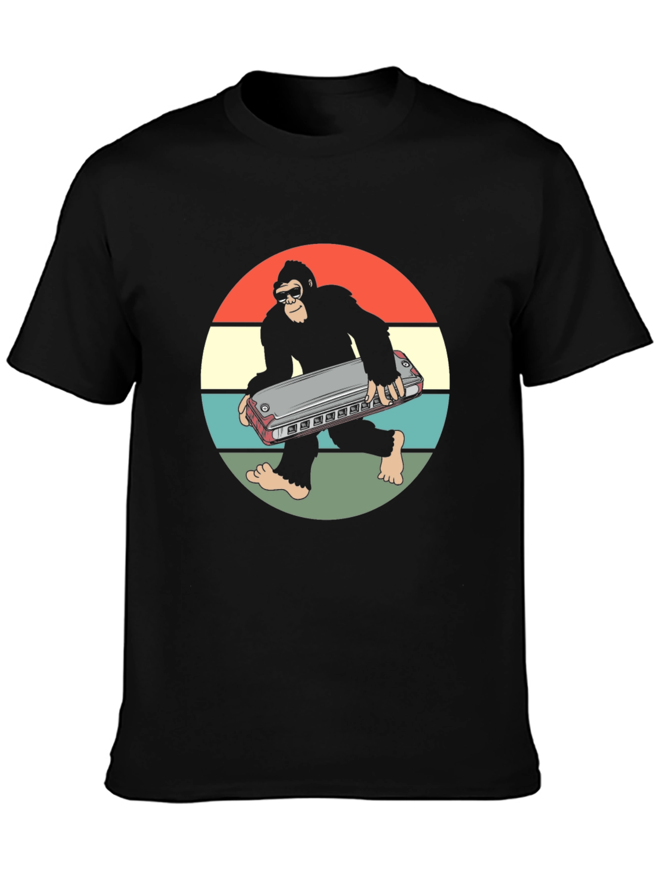 Sasquatch Harmonica T-Shirt