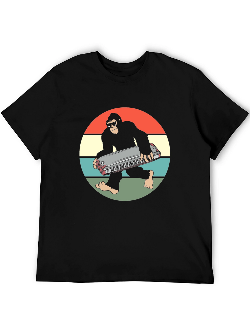 Sasquatch Harmonica T-Shirt