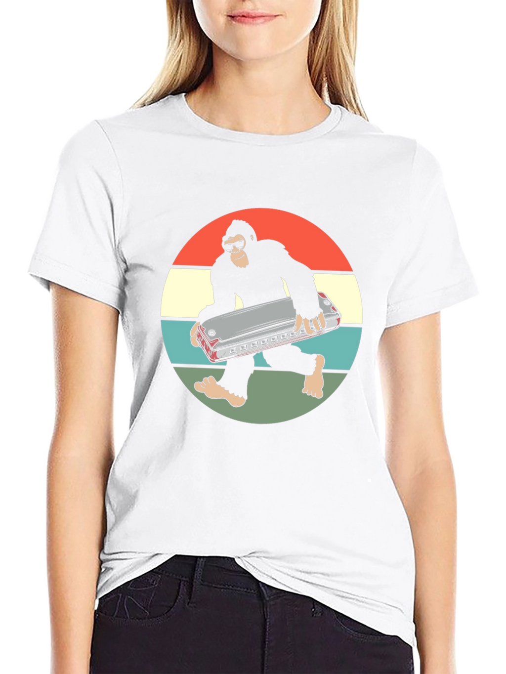 Sasquatch Harmonica T-Shirt