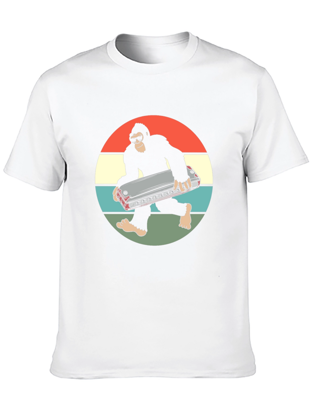Sasquatch Harmonica T-Shirt