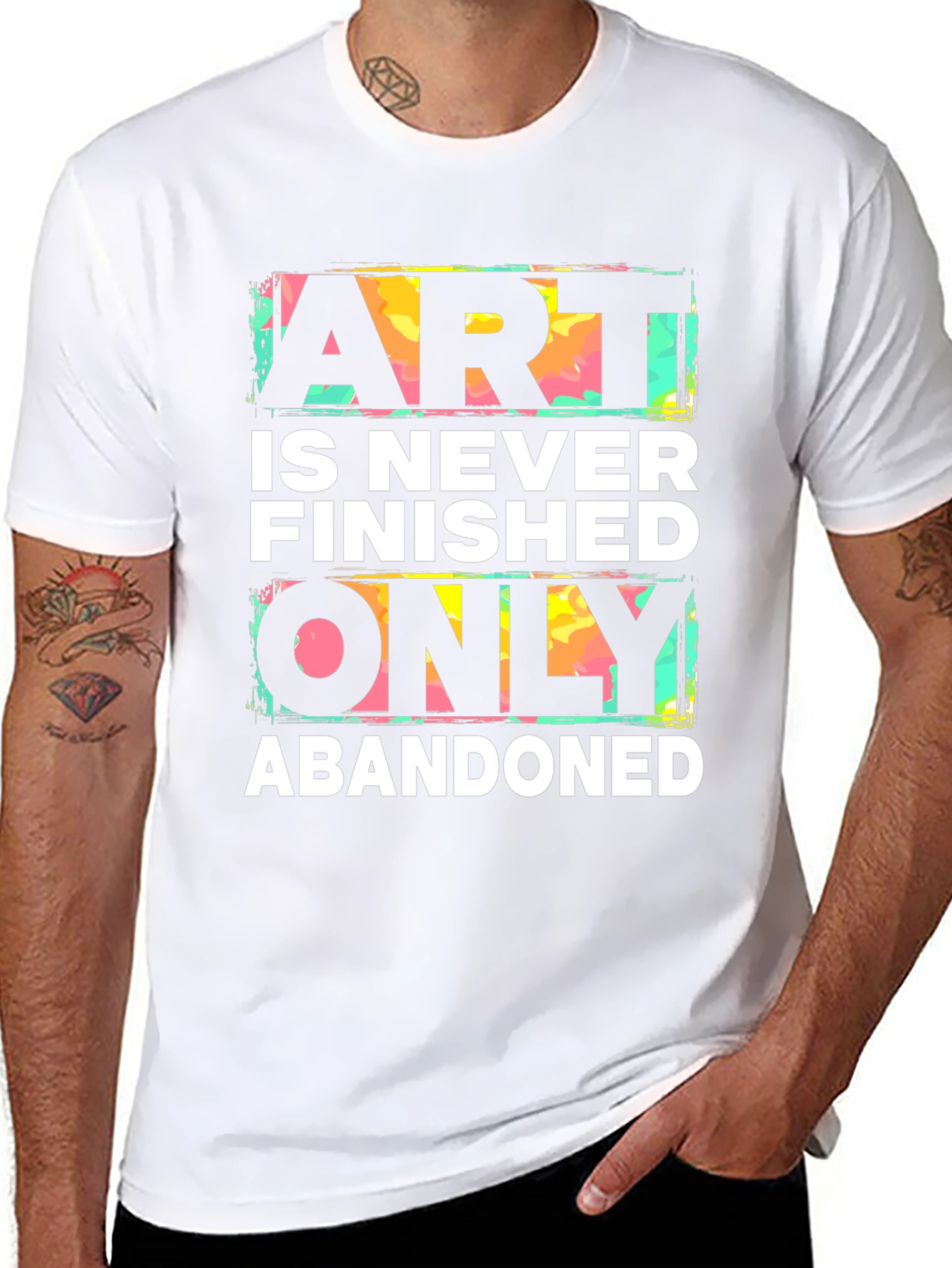 Art is Never Finished Tee
