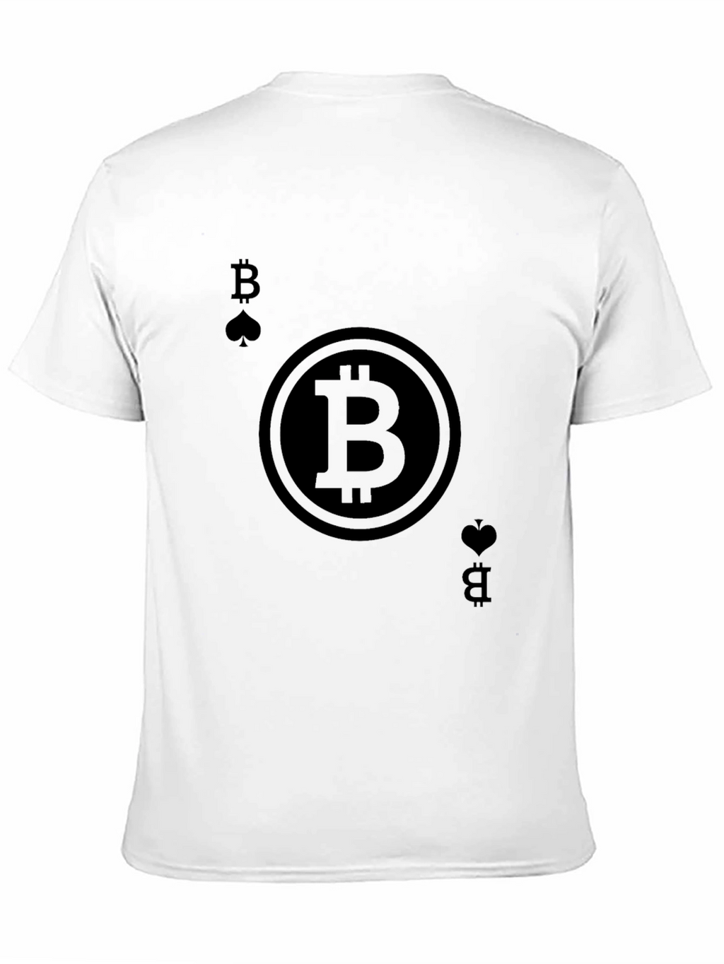 Bitcoin Ace T-Shirt - Crypto Card Design