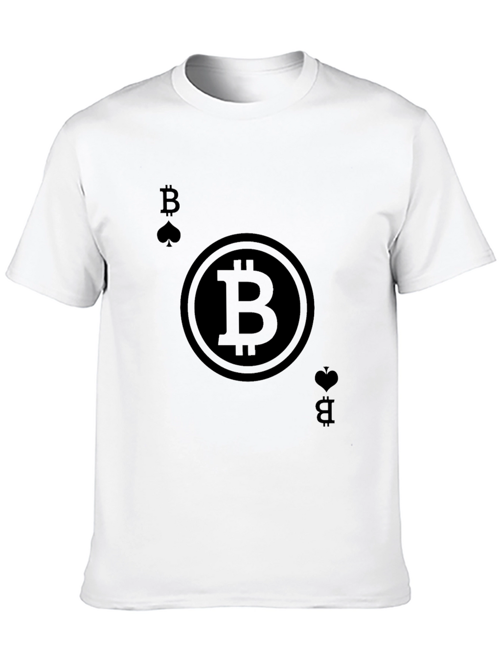 Bitcoin Ace T-Shirt - Crypto Card Design