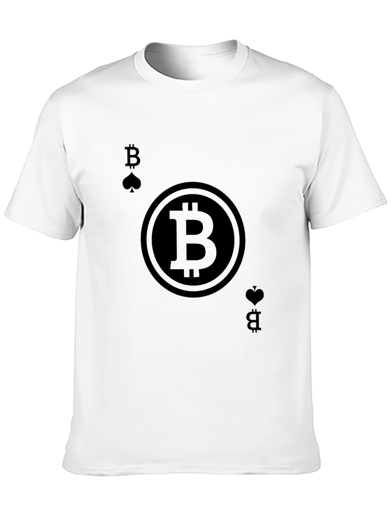 Bitcoin Ace T-Shirt - Crypto Card Design