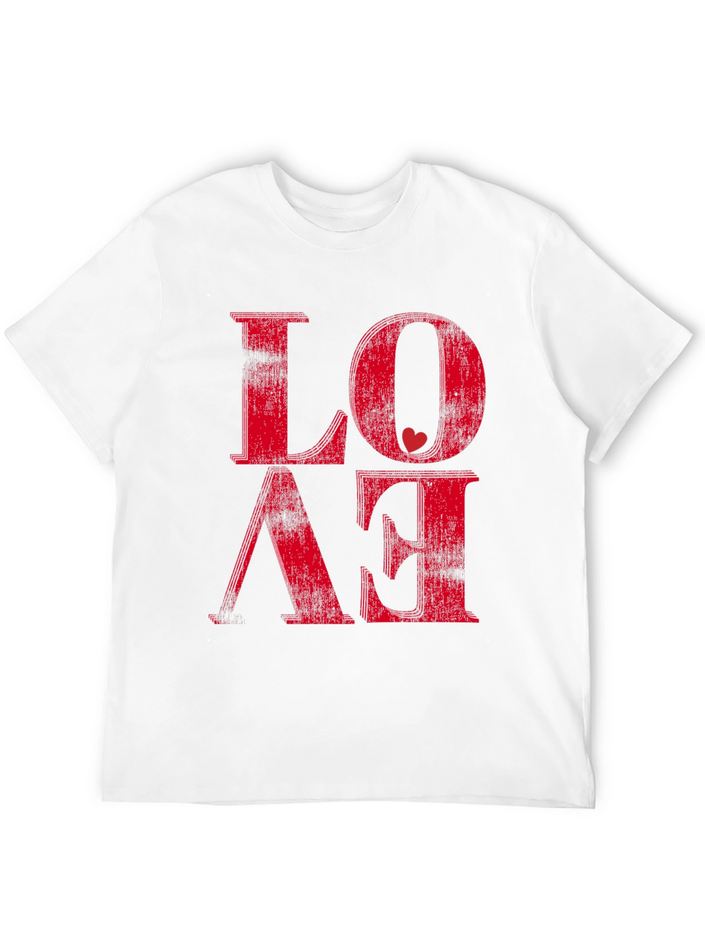 LOVE Graphic Tee - Heart Accent