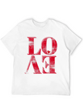 LOVE Graphic Tee - Heart Accent
