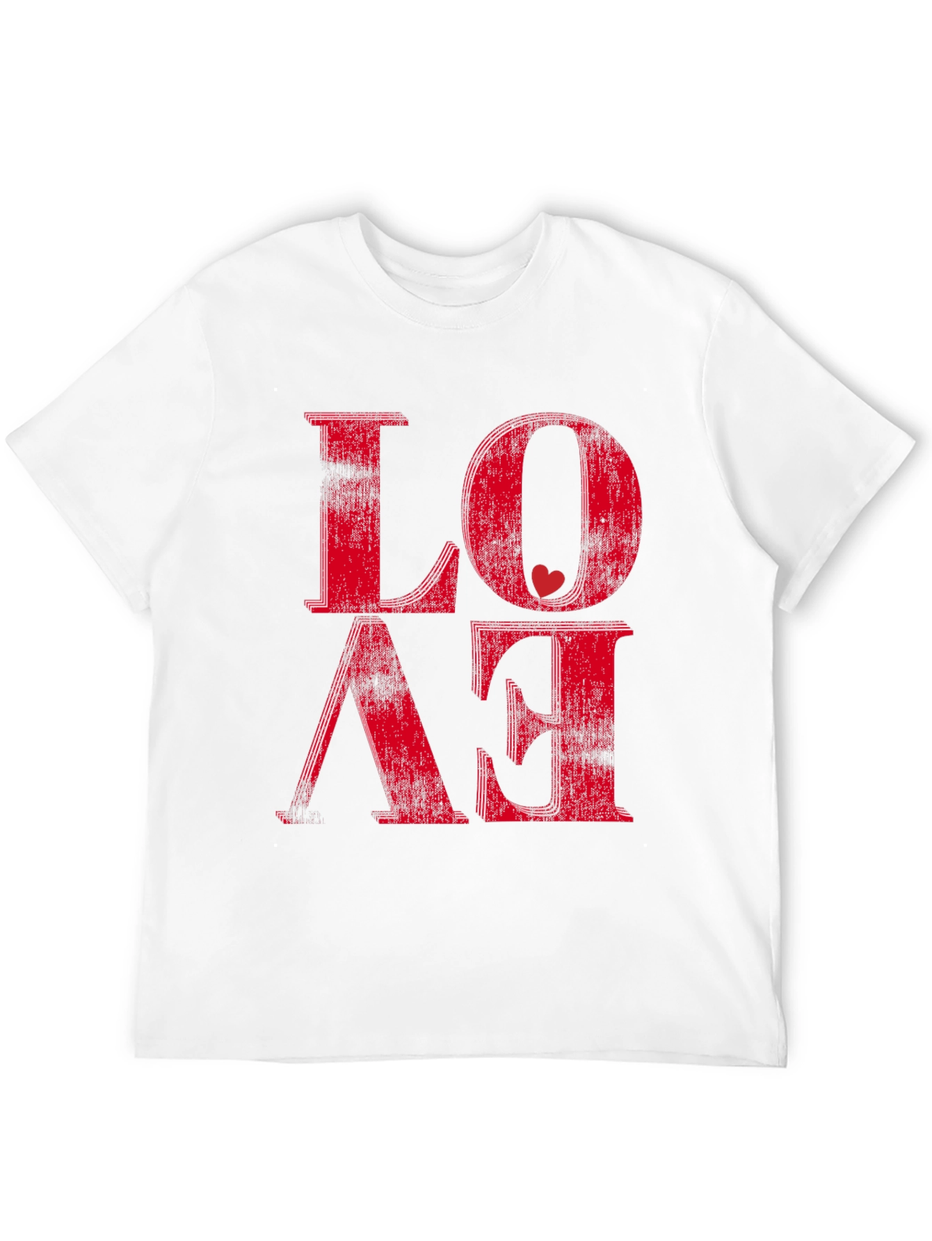 LOVE Graphic Tee - Heart Accent