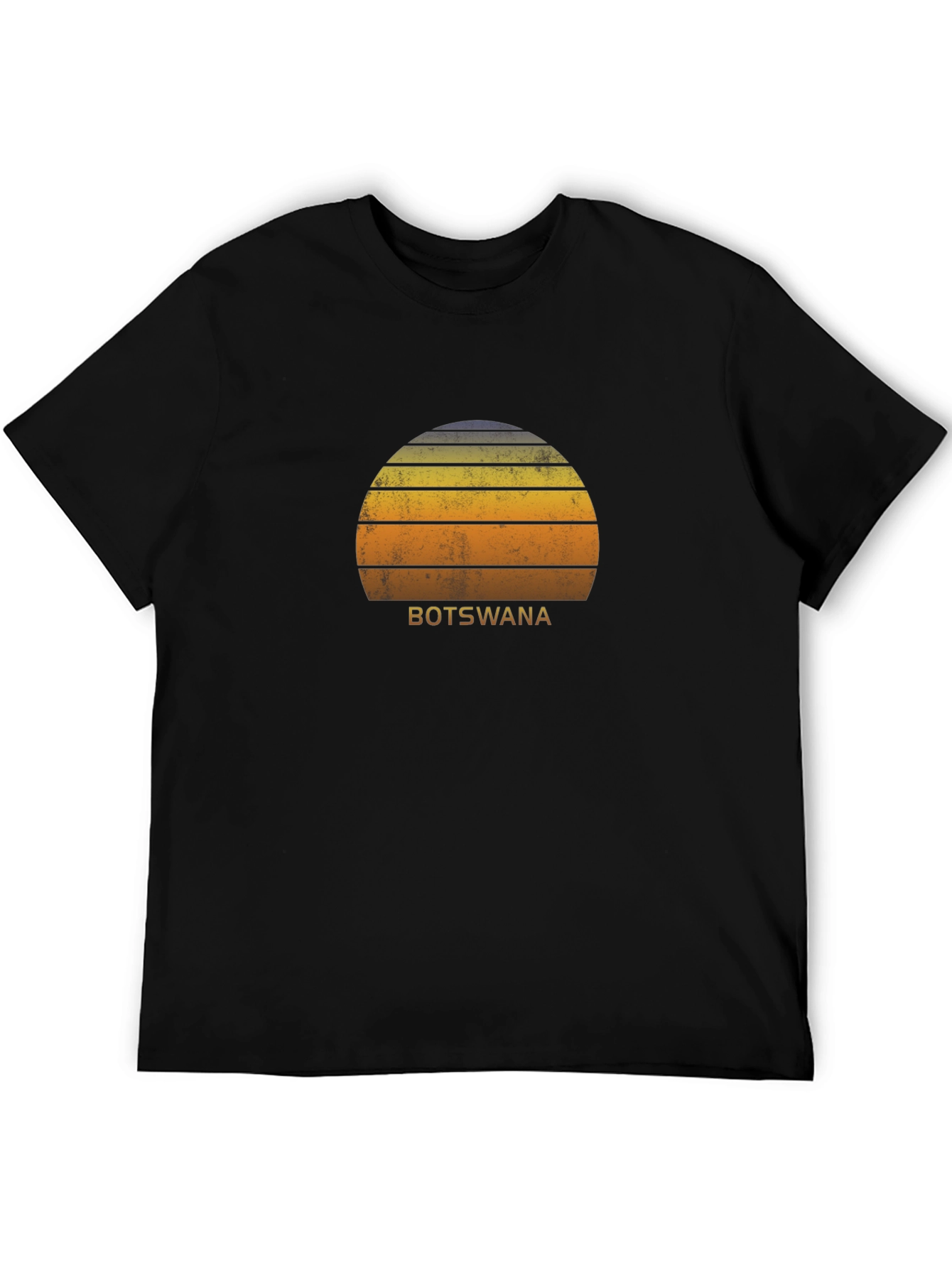Vintage Botswana Sunset T-Shirt - Retro Graphic Tee
