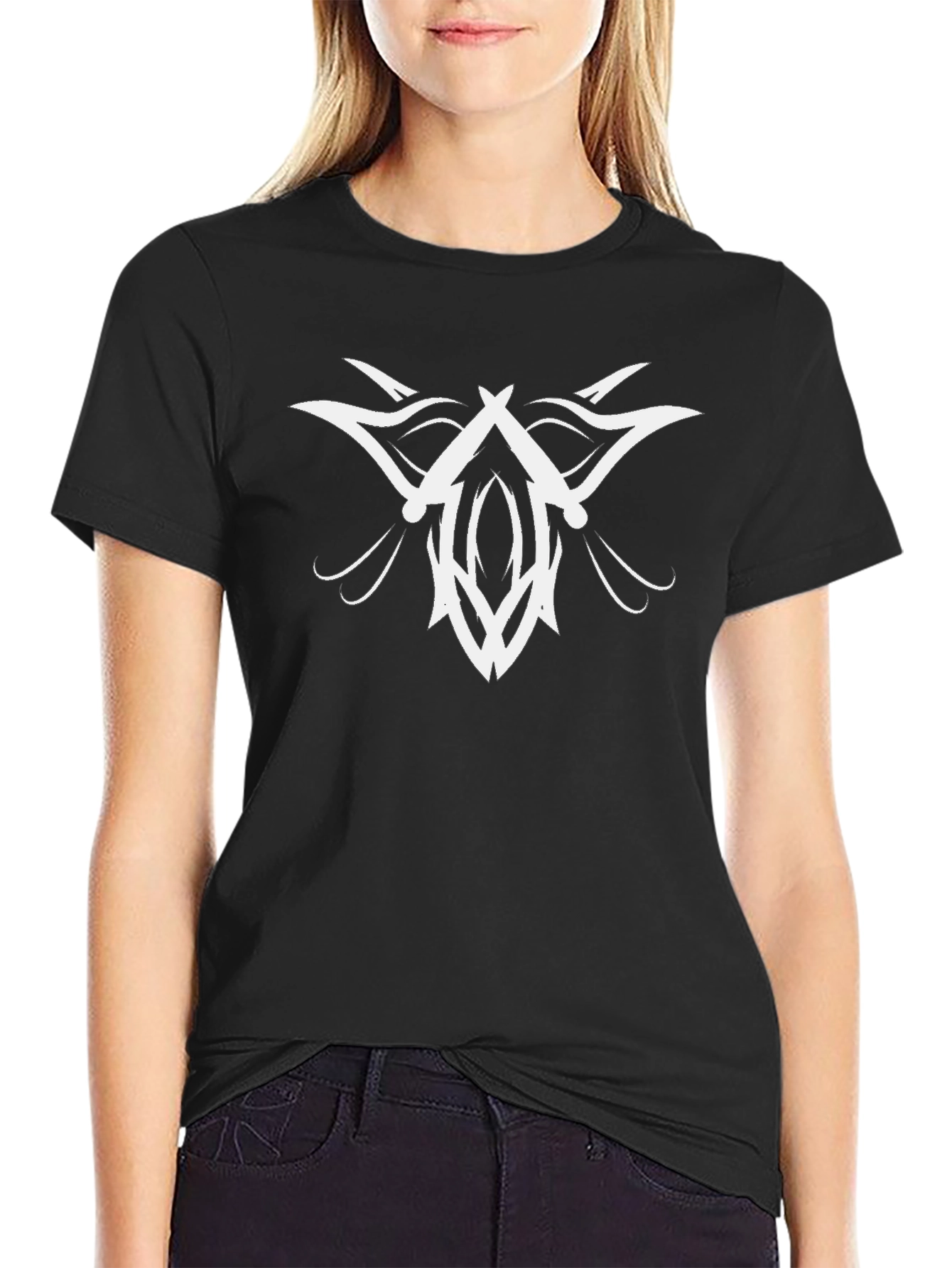 Tribal Tattoo Black T-Shirt Graphic Tee