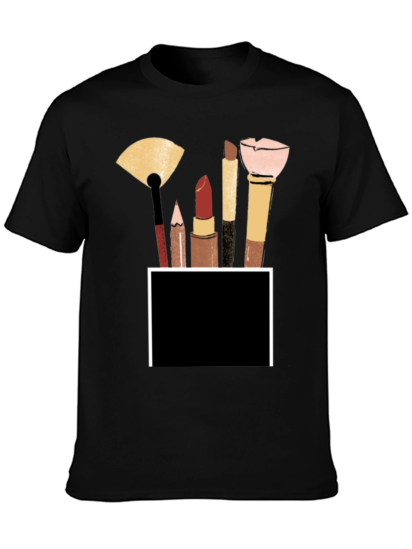 Makeup Tools Graphic Tee - Stylish & Comfortable