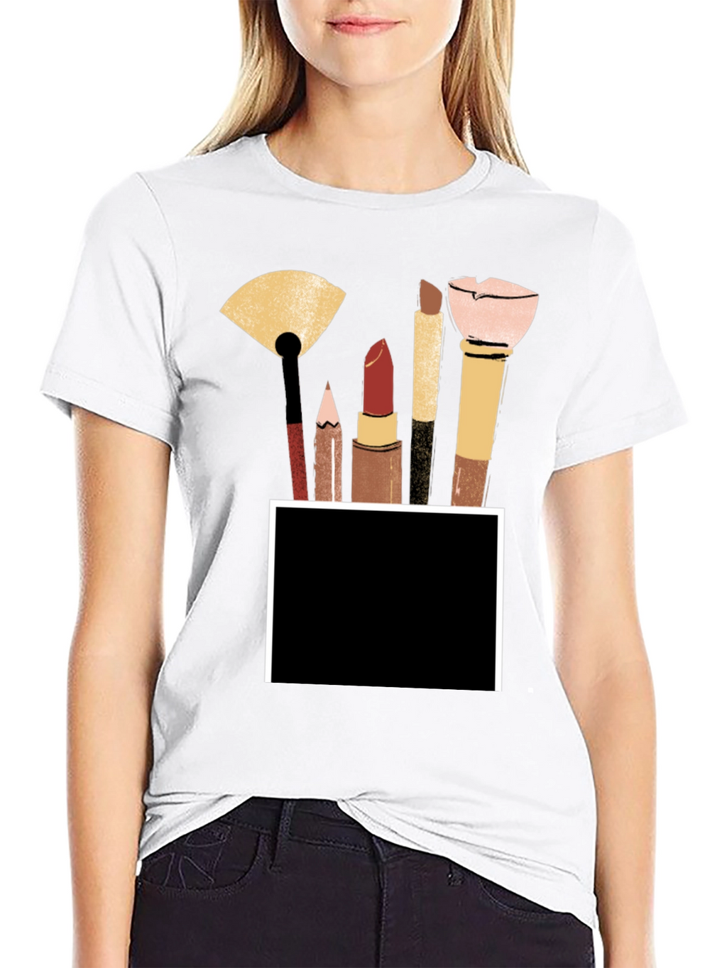 Makeup Tools Graphic Tee - Stylish & Comfortable