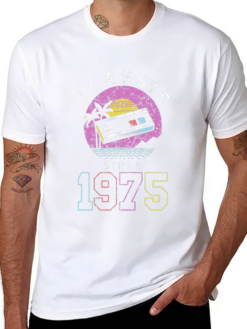 Classic Since 1975 Retro Gaming T-Shirt
