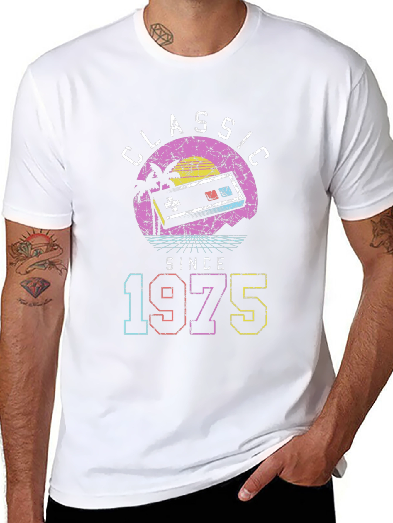 Classic Since 1975 Retro Gaming T-Shirt