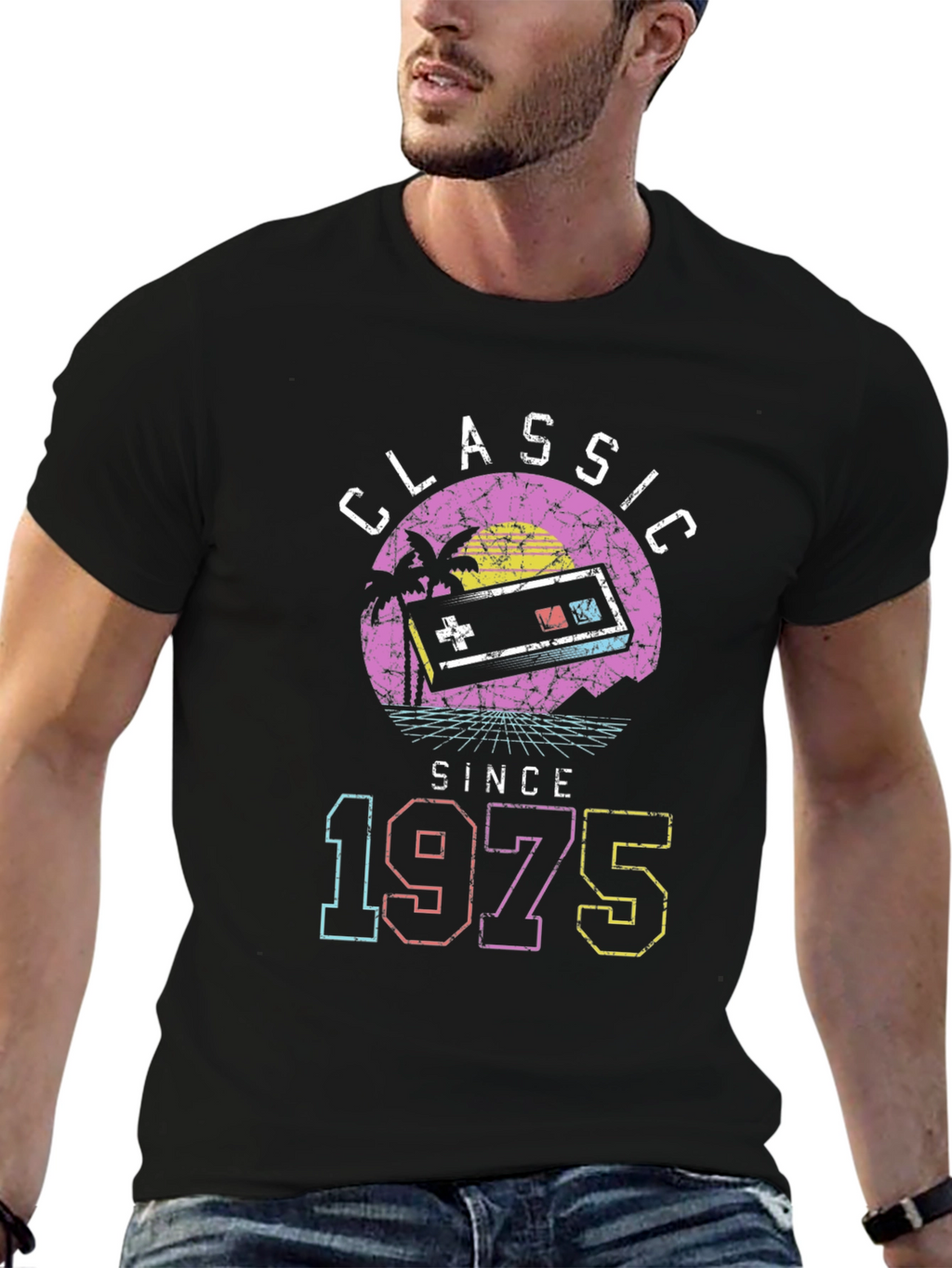 Classic Since 1975 Retro Gaming T-Shirt