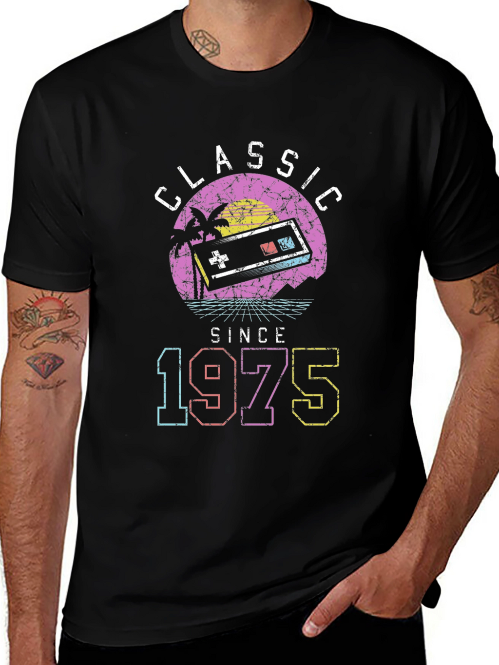 Classic Since 1975 Retro Gaming T-Shirt