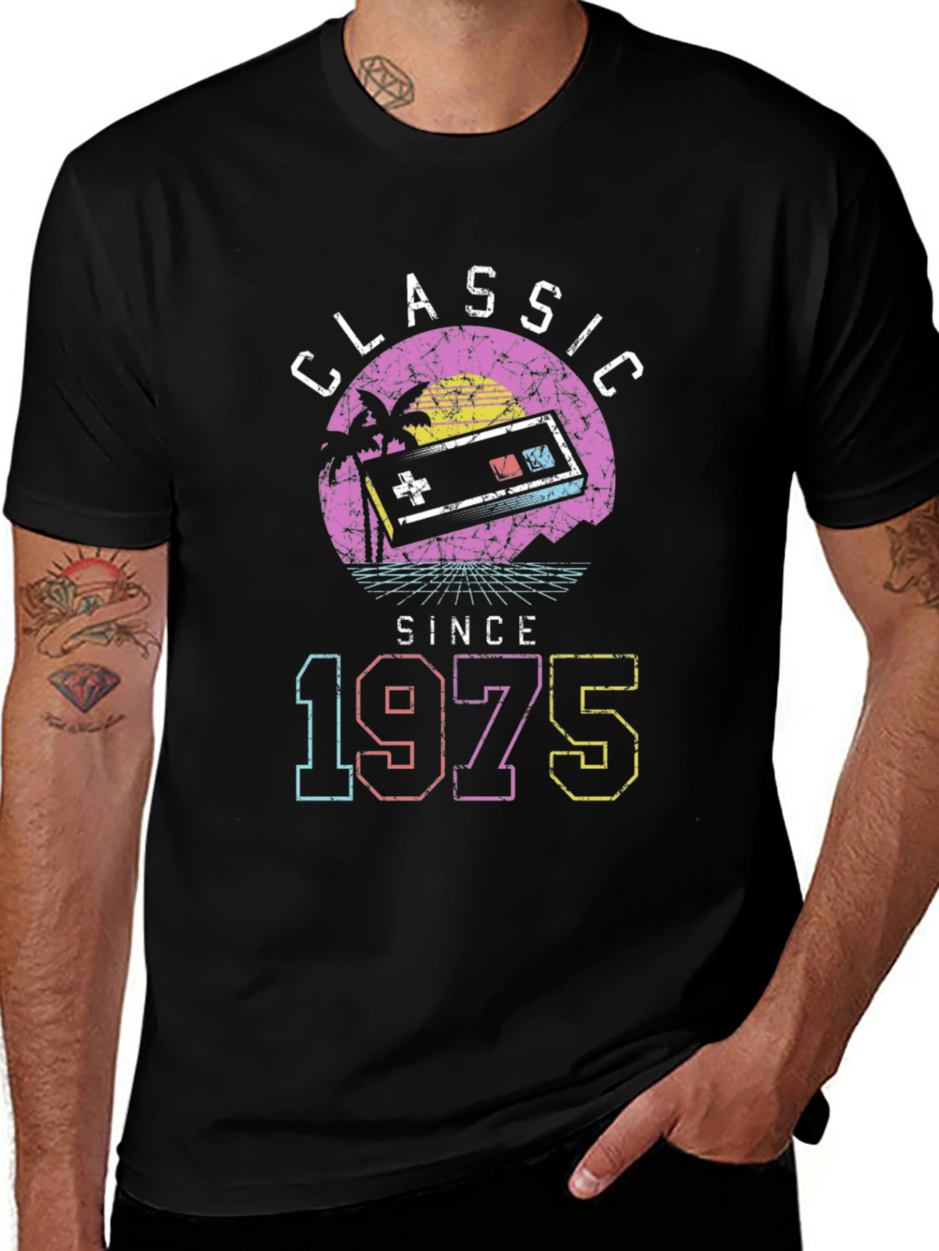 Classic Since 1975 Retro Gaming T-Shirt