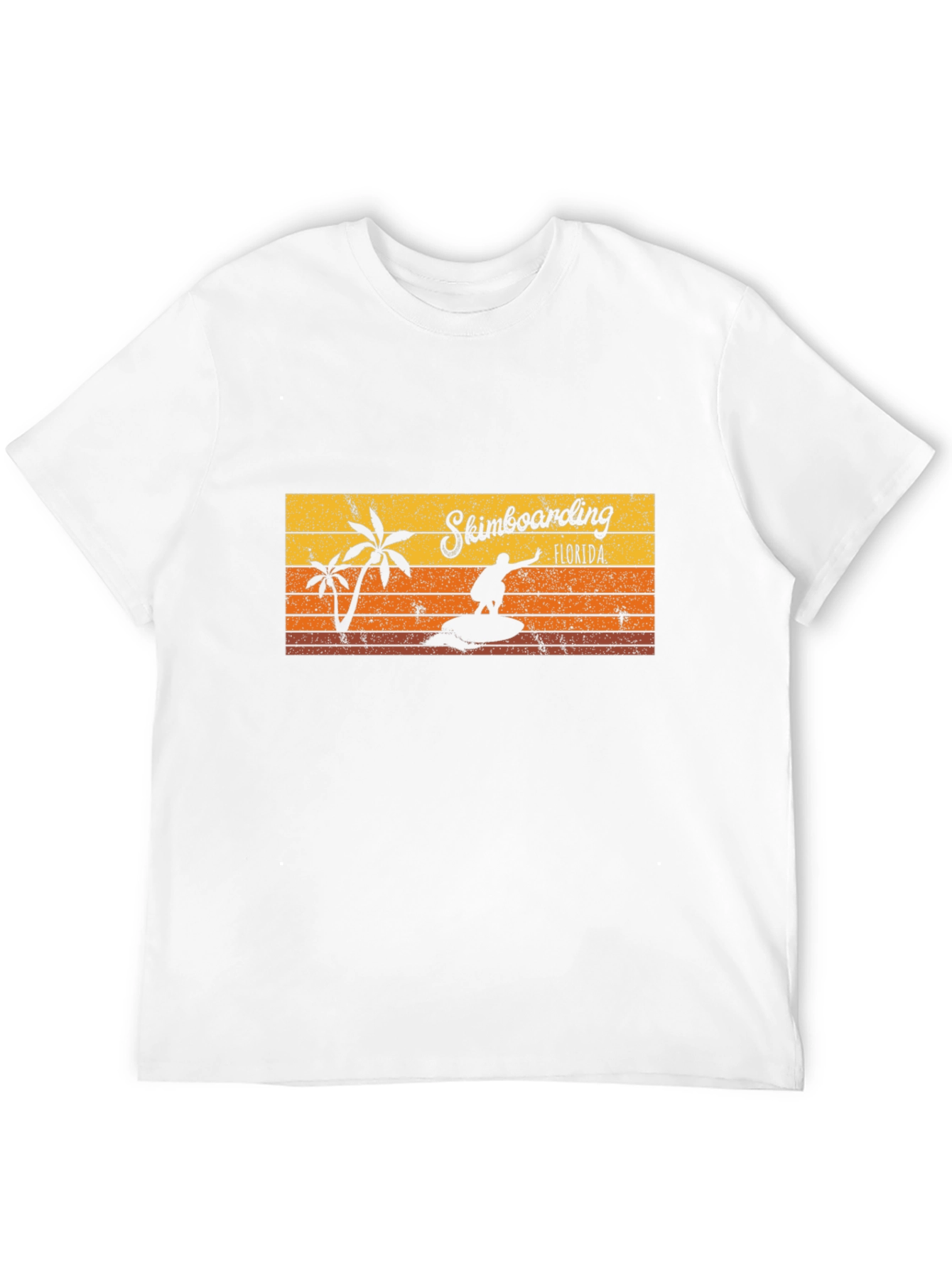 Skimboarding Florida T-Shirt Retro Style