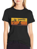 Skimboarding Florida T-Shirt Retro Style
