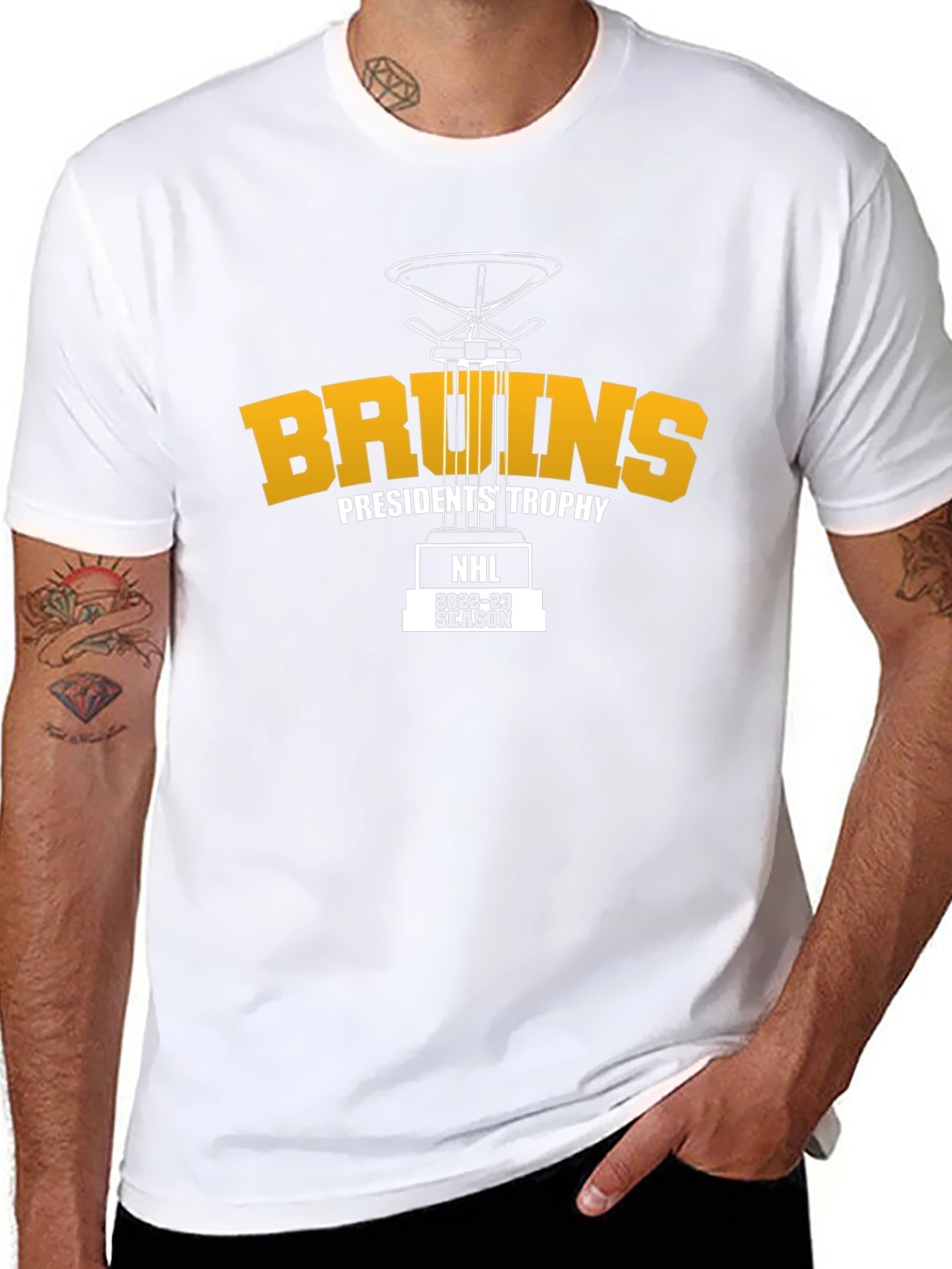 Bruins Presidents Trophy Tee - NHL 2022-23 Season